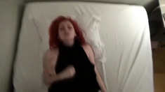 natural redhead pussy hardcore with big cock in her ass