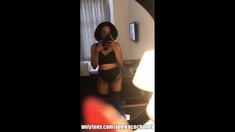 Sexy Ebony In A Hotel