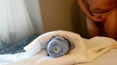 Boy Cums Nicely In Towel