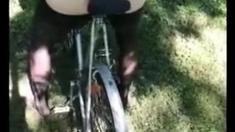 fucking with the bicycle